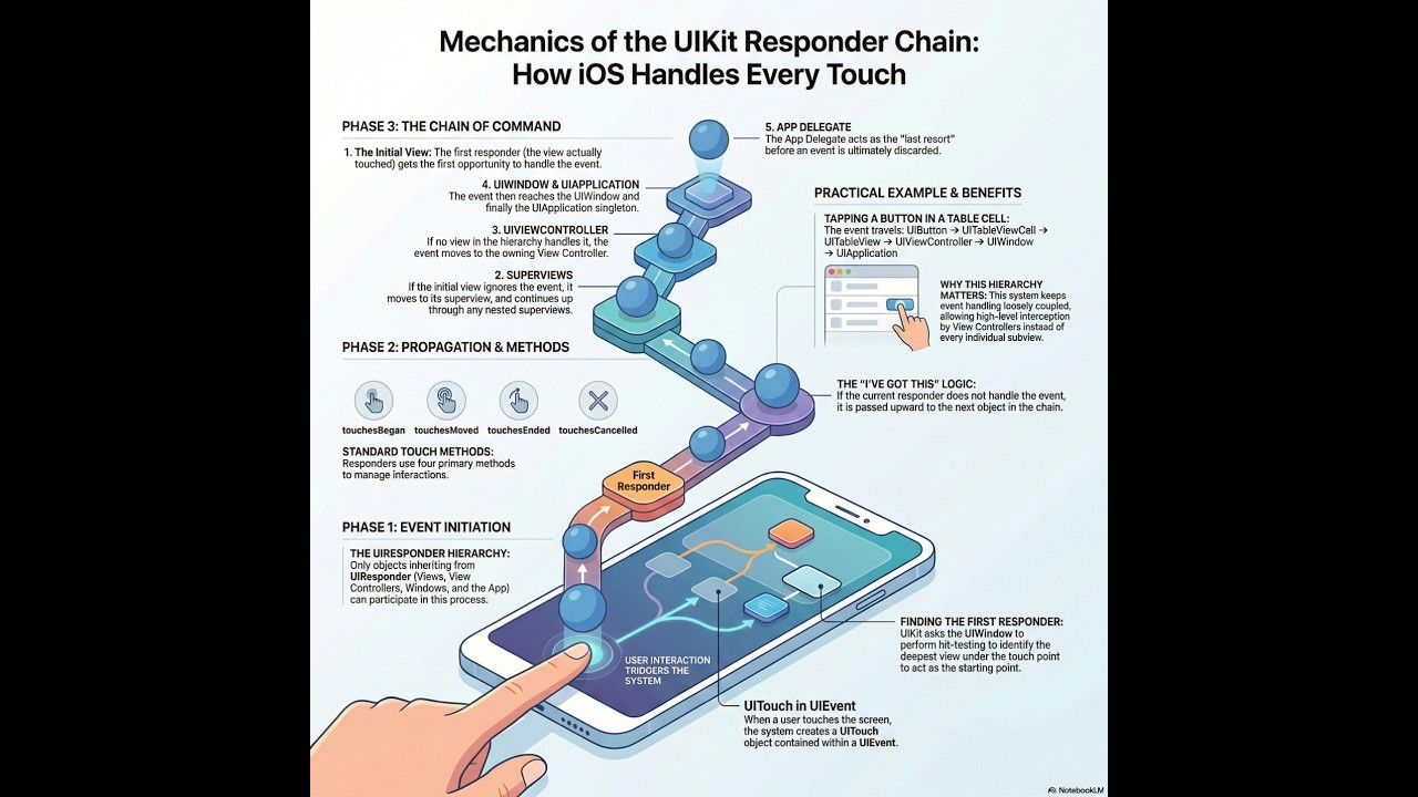 🔗 What Is the Responder Chain in iOS? | Eng