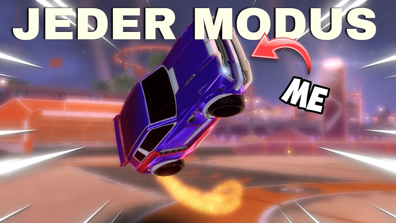 ICH teste JEDEN MODUS in ROCKET LEAGUE!!👀 (endet im Chaos)