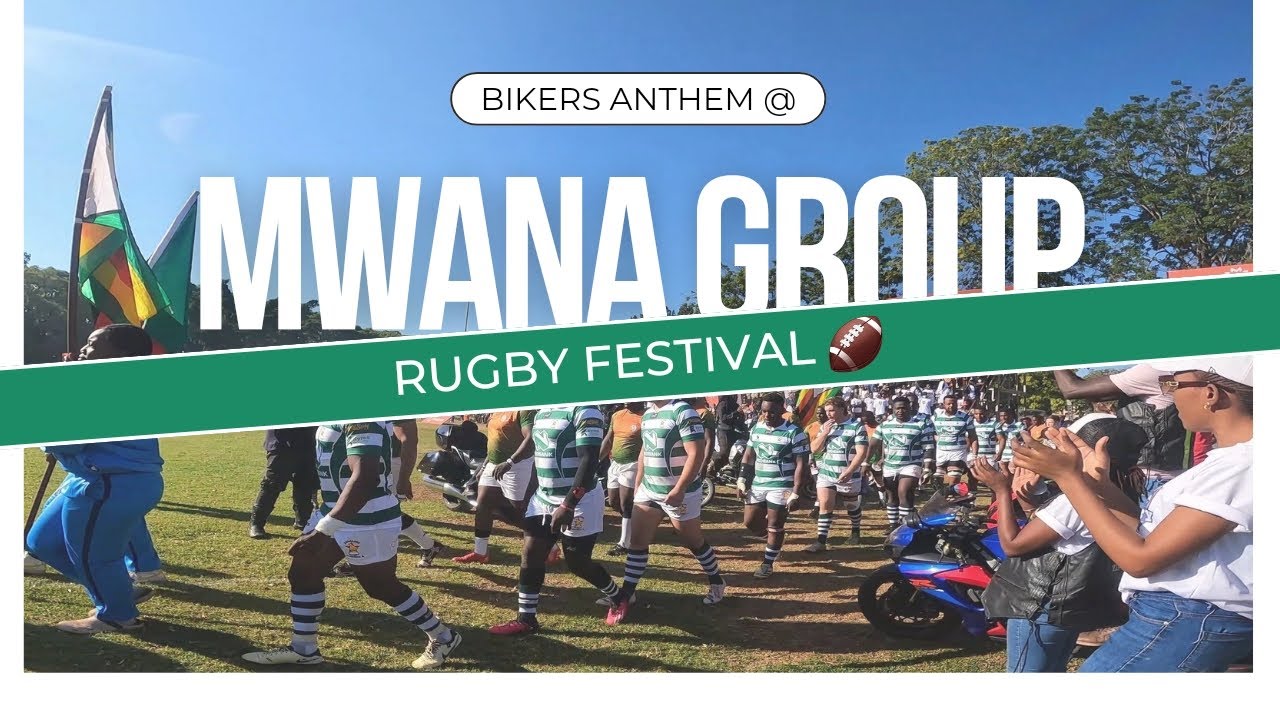 Bikers Anthem At The 2024 Mwana Group Rugby Festival