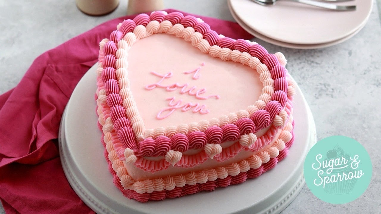 Vintage Heart Cake Tutorial