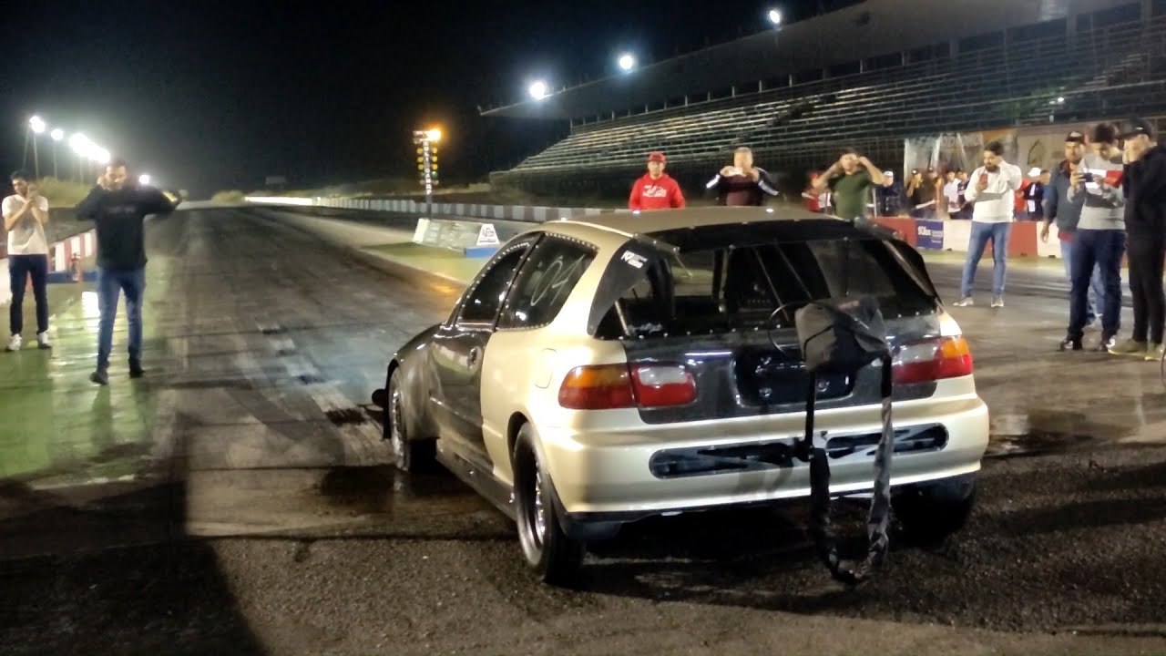 Civic 8 second 1/4 mile ARENA POWER