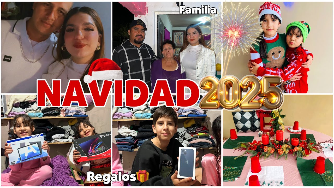 ASI ME PASE🎄NAVIDAD 2️⃣0️⃣2️⃣ 5️⃣en MI TIERRA natal🎅🏻REGALOS🎁de SANTA CLAUS para mis hijos unIPHONE😱