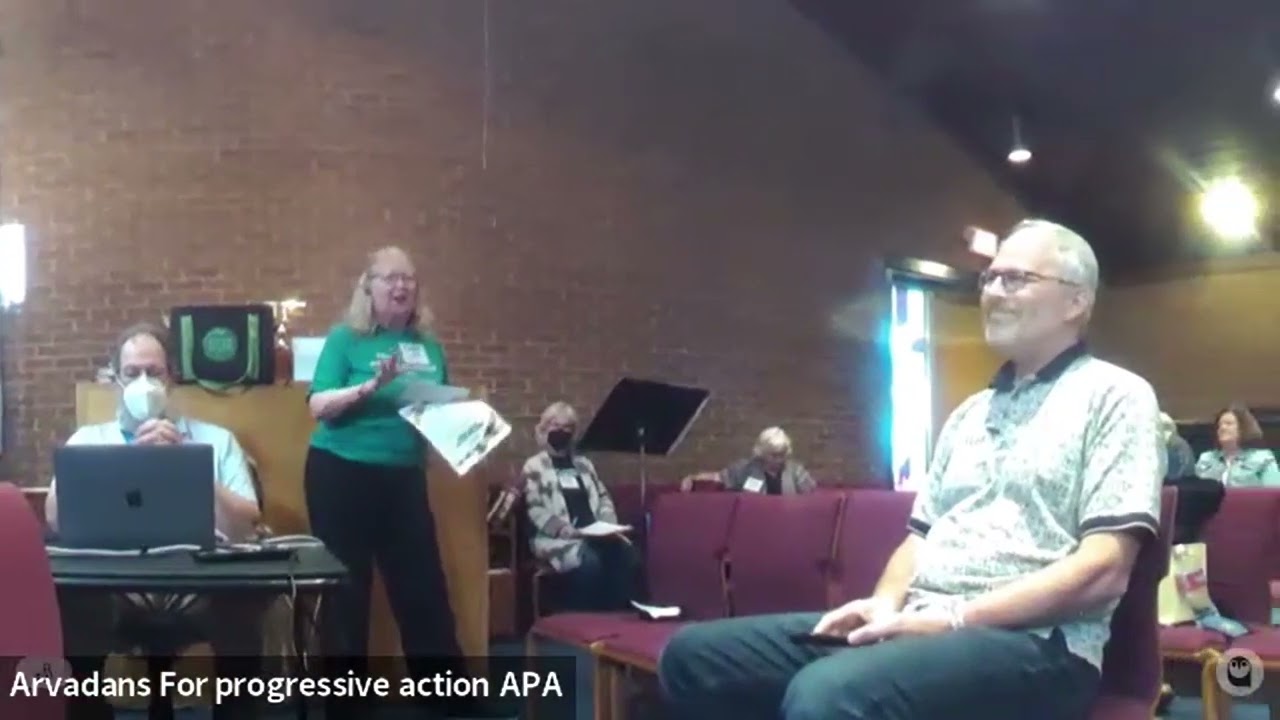 October 7th, 2023 Arvadans for Progressive Action Monthly Meeting