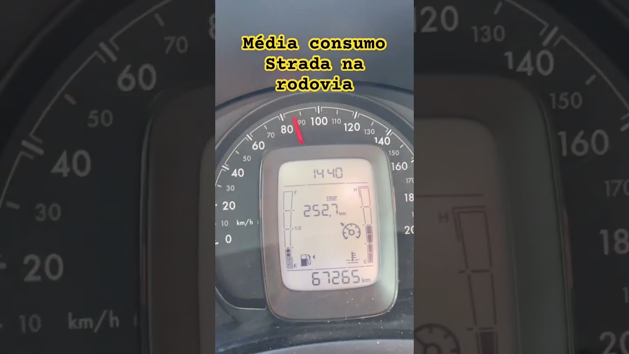 Fiat Strada 2023 m&eacute;dia consumo