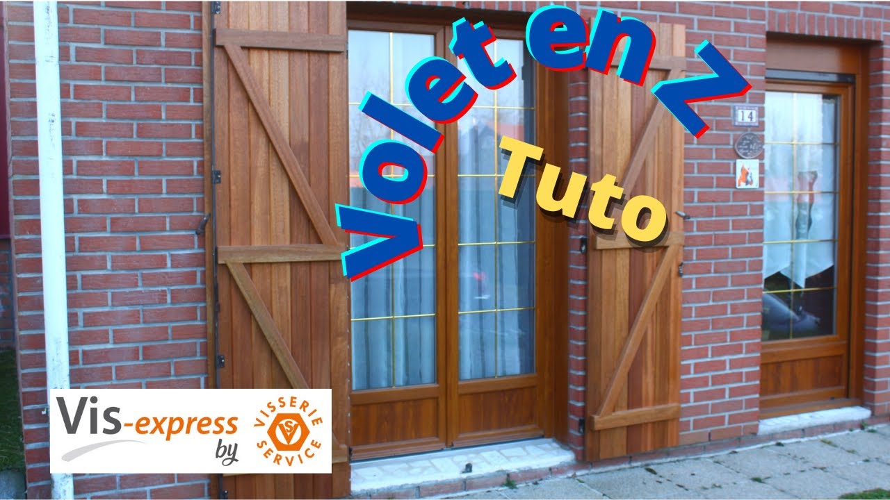Tuto: Fabrication de volets en Z en méranti.