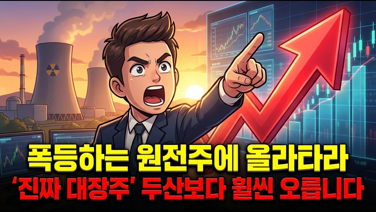 폭등하는 원전주에 당장 올라타세요! '진짜 대장주'는 두산보다 훨씬 오릅니다