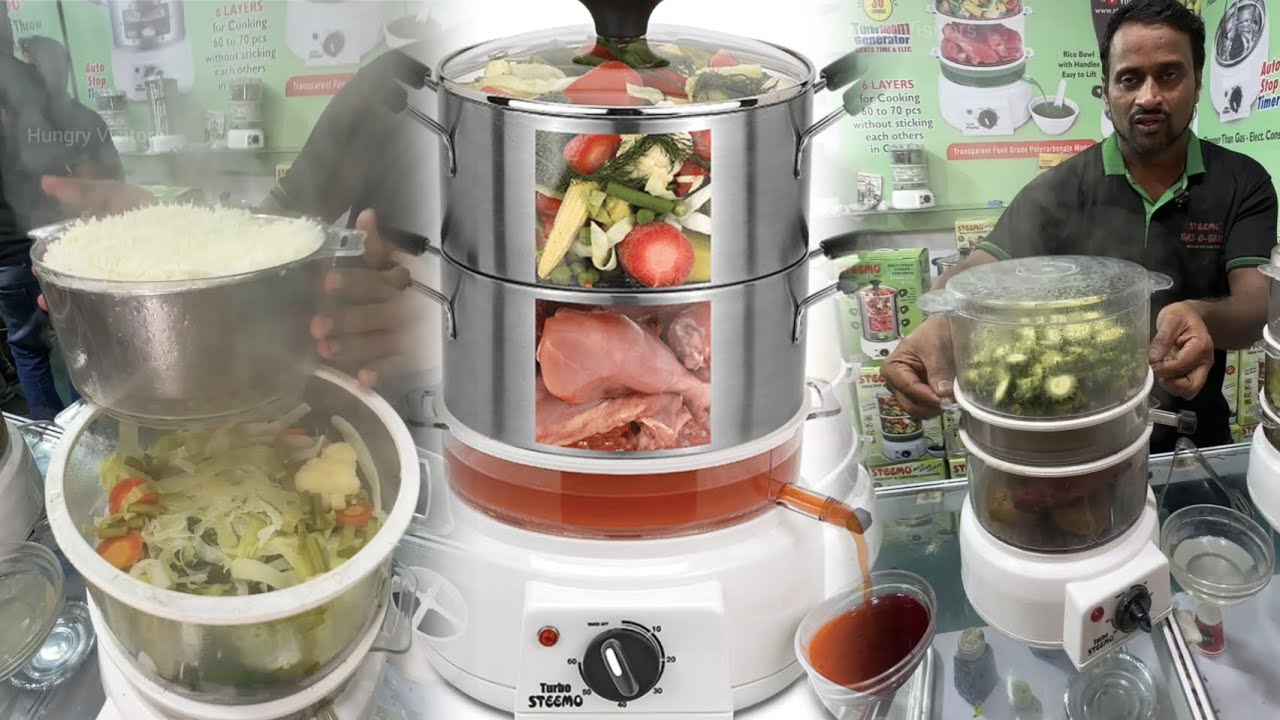 अब एक steam cooker से बनेंगे 105 तरह के व्यंजन 😱 l steemo steam cooker