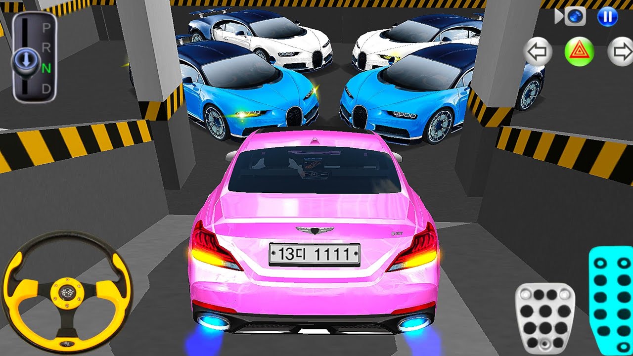 New Pink Undercover Patrol Car Parking in Garage - 3D Driving Class 2026 - Best Android iOS Gameplay