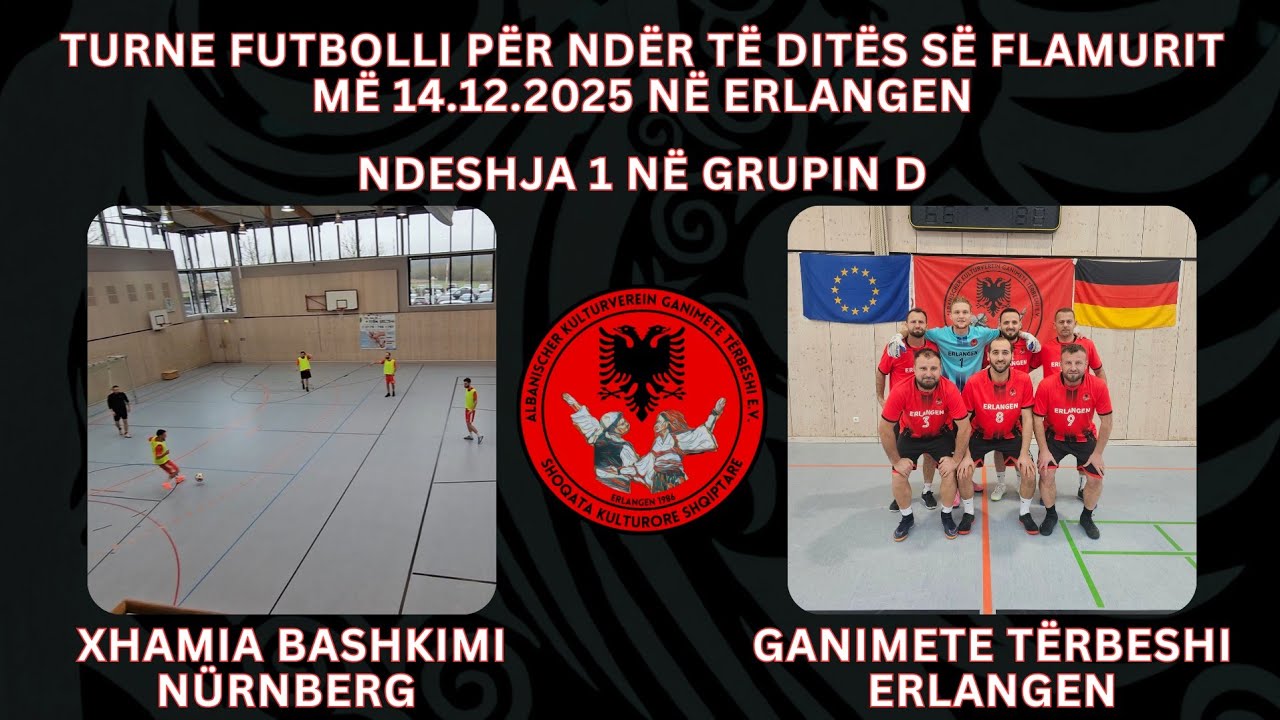 Xhamia Bashkimi Nürnberg - Ganimete Tërbeshi Erlangen (Ndeshja 1 në Grupin D)