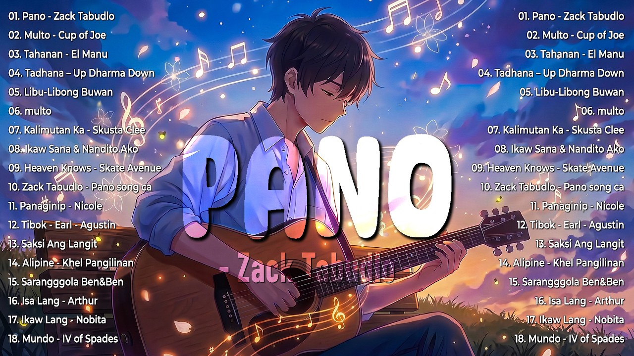 🔴 Top Hits OPM On Spotify 2026 - OPM Trending - Tagalog Love Songs Playlist: Pano - Zack Tabudlo