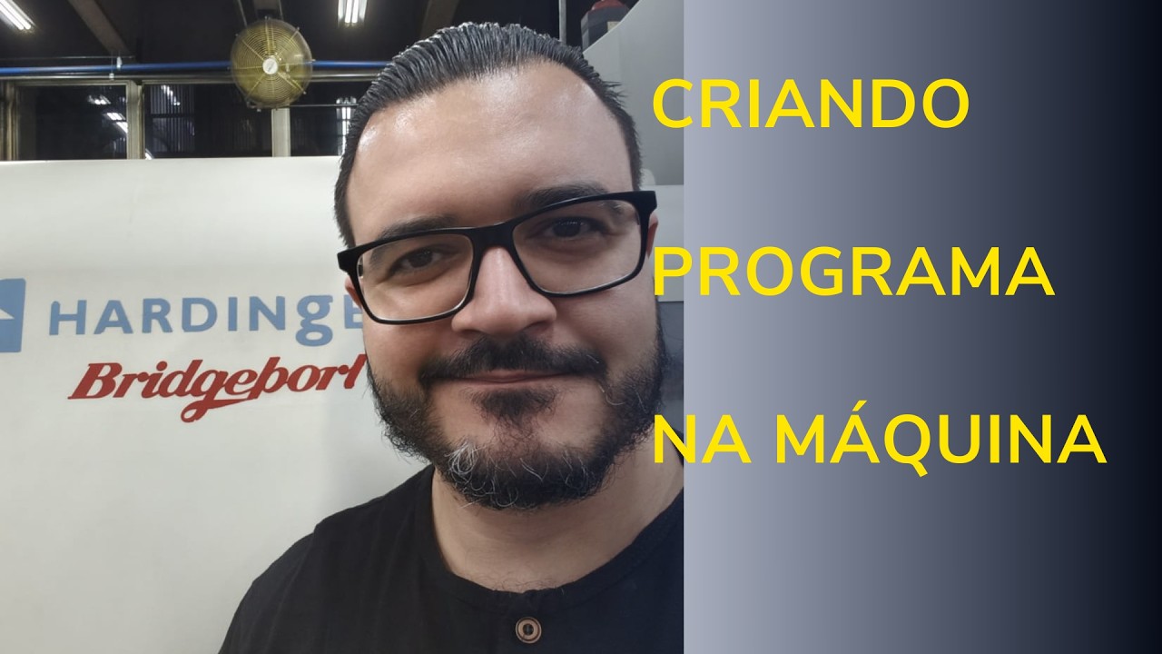 Criando um programa novo na m&aacute;quina. #cnc #fanuc 
