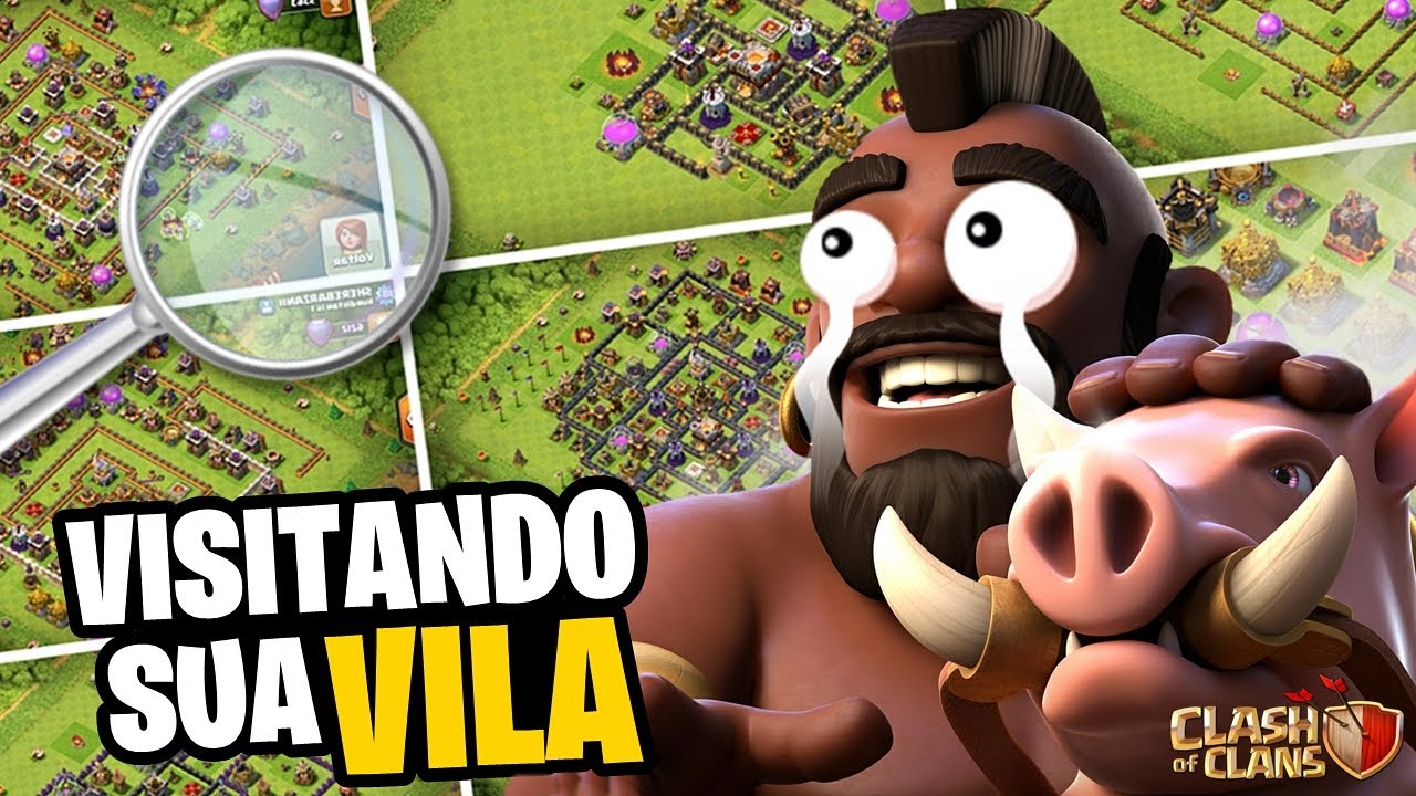 KKKKK MANO! A VONTADE DE RIR É GRANDE MAS A DE CHORAR.. VISITANDO INSCRITOS NO CLASH OF CLANS
