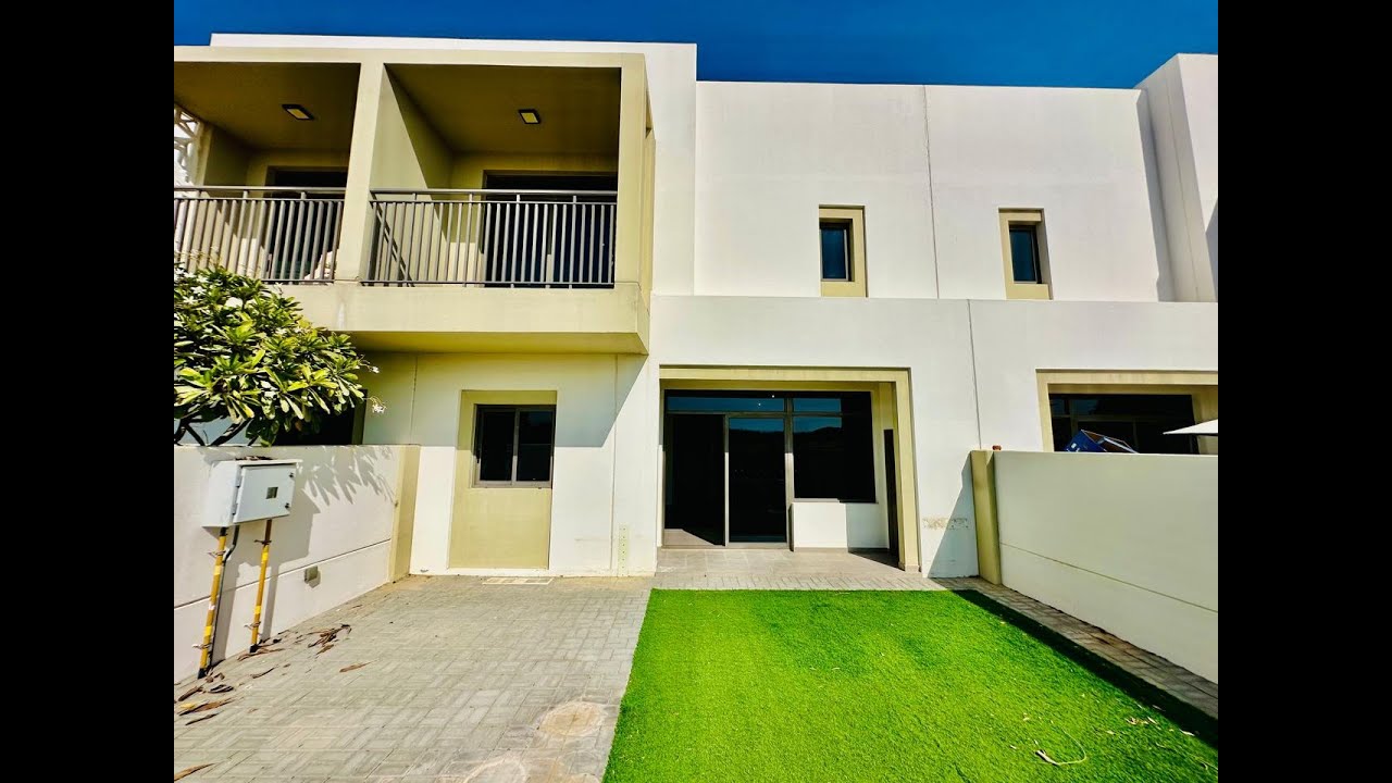 +971524186252 Family Home 3BR+M Single Row Vacant in Nshama, Noor Townhouses, Dubai, UAE