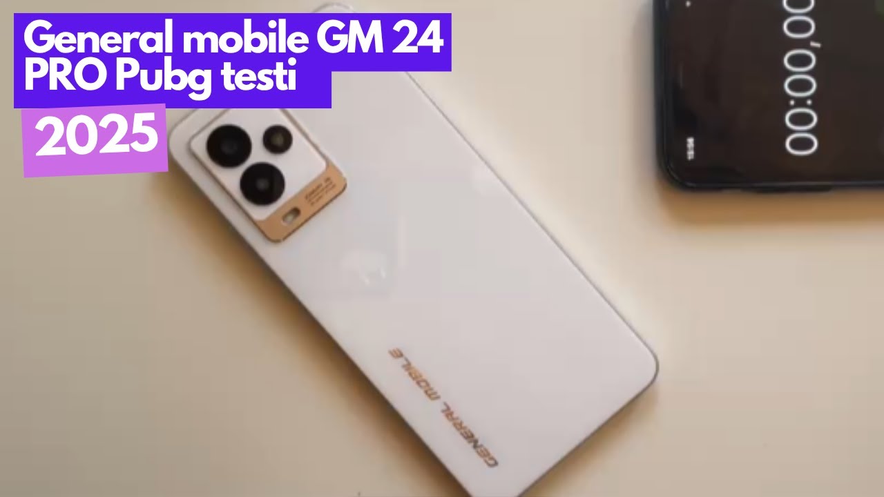 General mobile GM 24 PRO Pubg testi - 2025 -