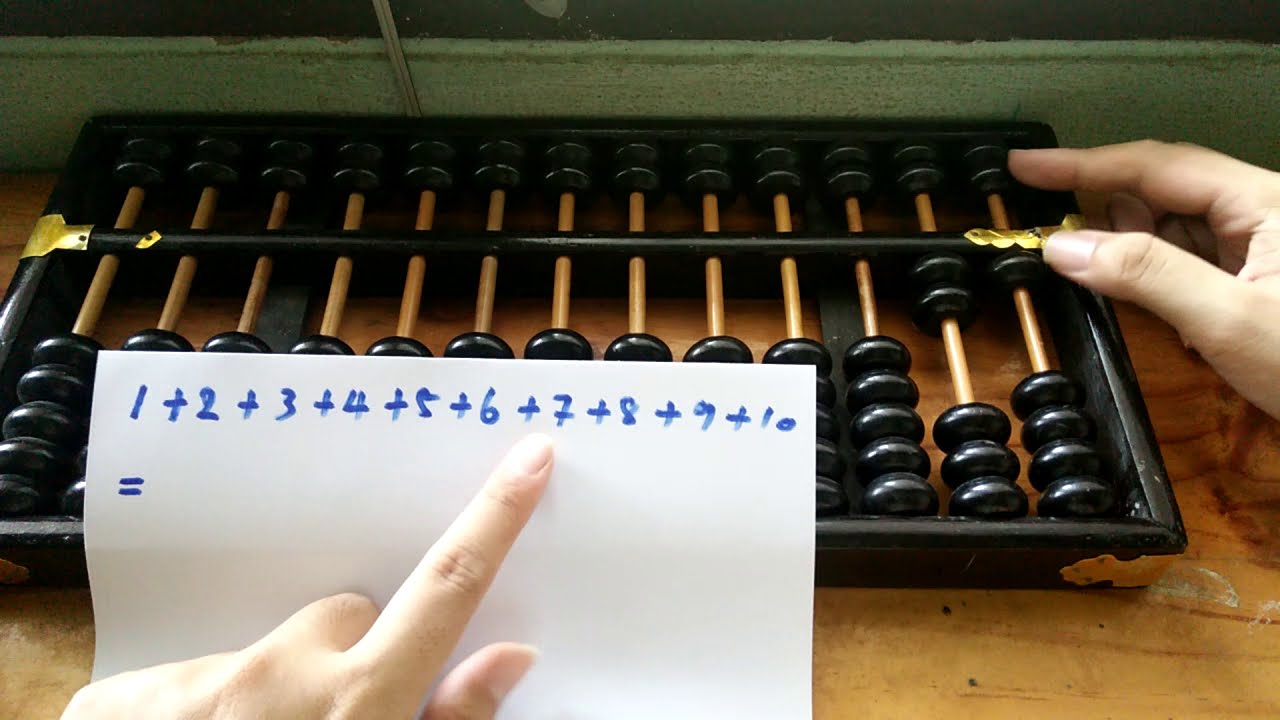 เรียนลูกคิดจีน EP.5 ตัวอย่างการบวกเลขในลูกคิดจีน