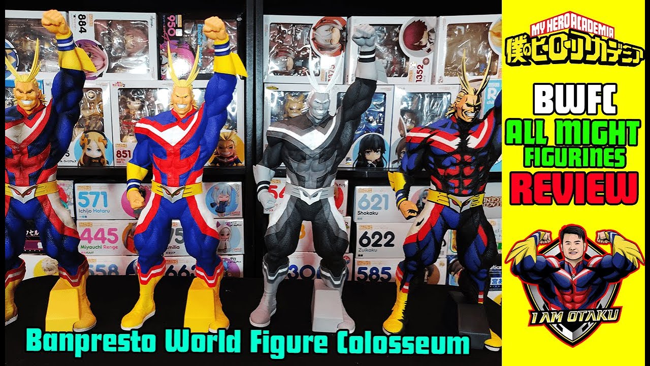 Unboxing All Might from My Hero Academia by BANDAI & BANPRESTO (WORLD FIGURE COLOSSEUM, BWFC)