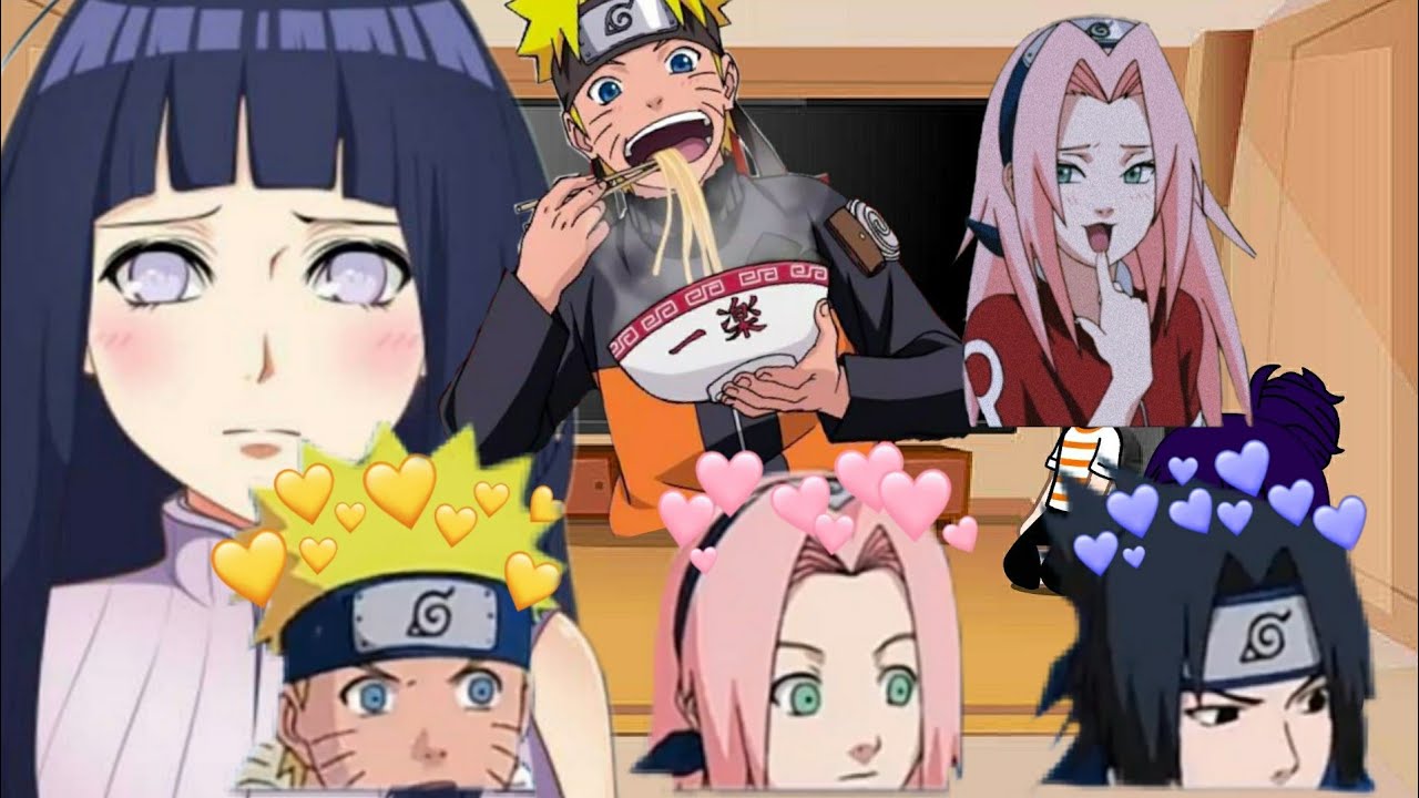 time 7 e Hinata reagindo a um rep (Naruto e Hinata vs Sasuke e Sakura)