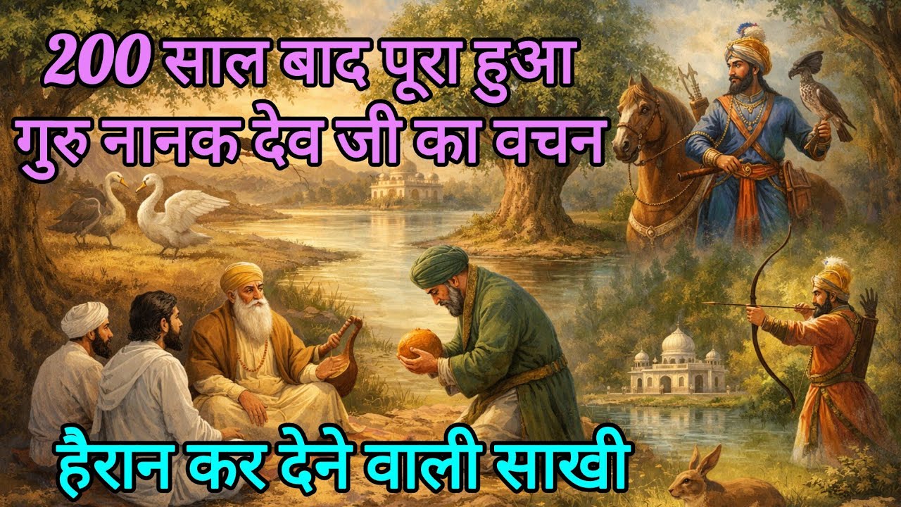 200 साल बाद पूरा हुआ गुरु नानक देवजी का वचन हैरान कर देने वाली साखी?llGuru Nanak Dev Ji ki Sakhi ll 