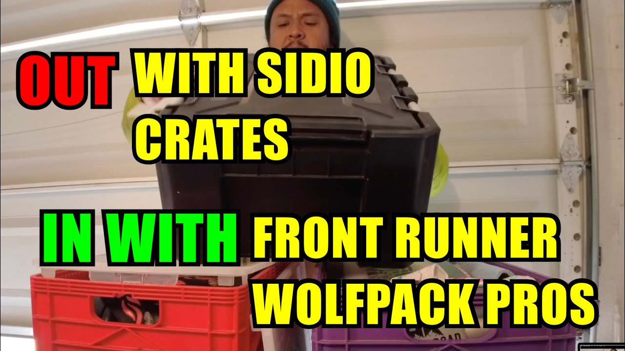 Switching from SIDIO Crates to FrontRunner Wolfpack Pros