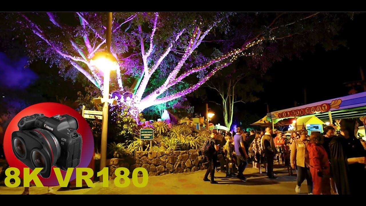 SPOOK-TACULAR HALLOWEEN EVENT @ DREAMWORLD P3 general look 8K/4K VR180 3D (Travel Videos/ASMR/Music)