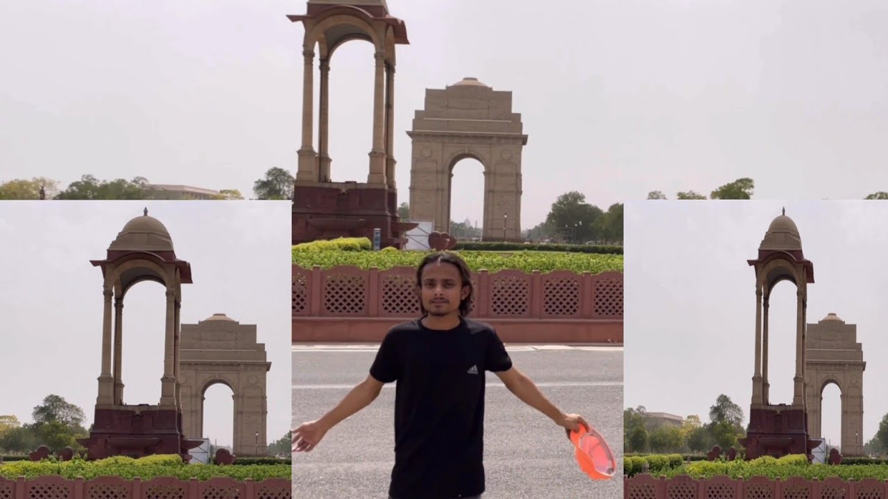 india gate my first vlogs