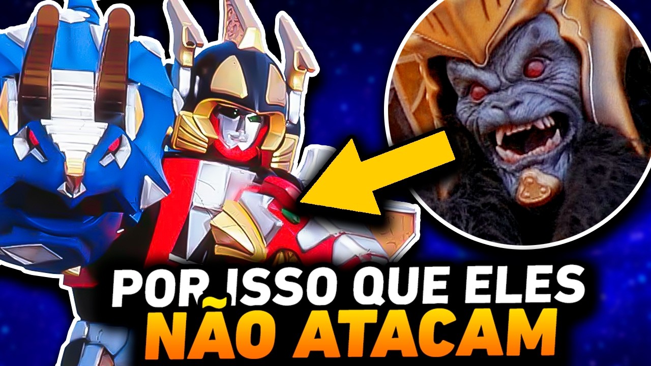 POR ISSO QUE NINGUÉM ATACA O MEGAZORD ENQUANTO ELE MONTA