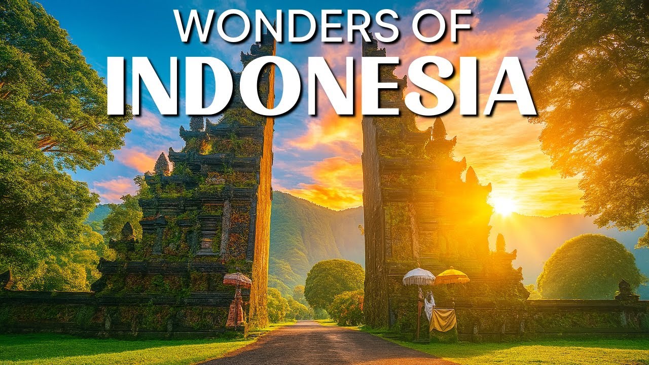Wonders of INDONESIA  - Best Places to Visit - 4K Travel Guide