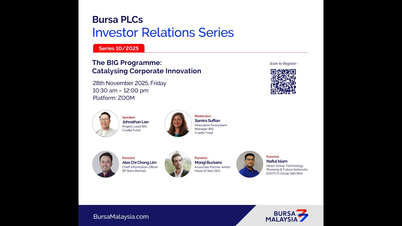 Bursa IR4U Series 10/2025 - The BIG Programme: Catalysing Corporate Innovation