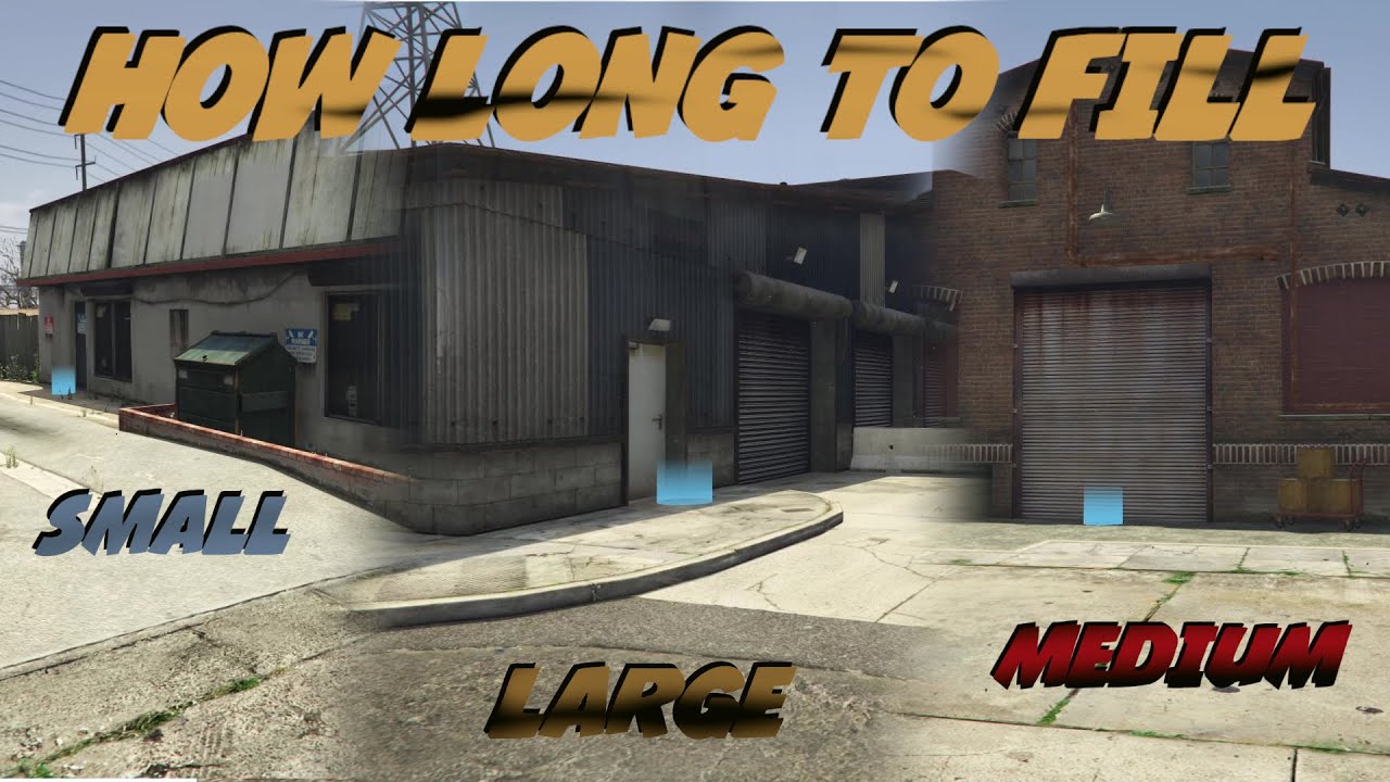 How Long does it Take to Fill Special Cargo Warehouse GTA 5 Online . Small Medium Large