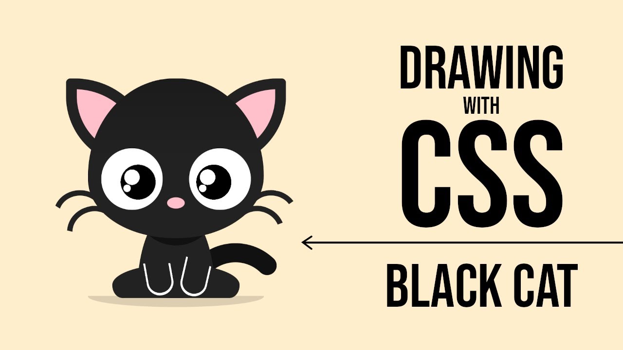 CSS Art: drawing a cute kawaii cat