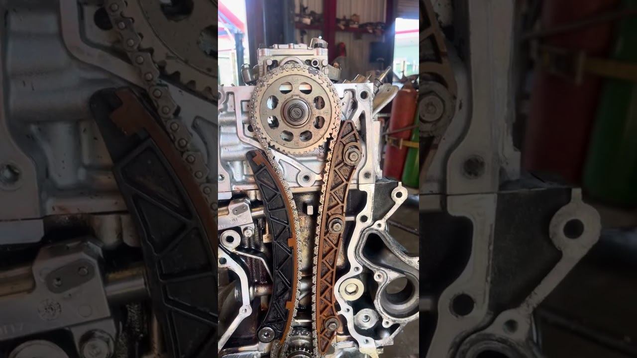 Timing  chain and timing marks for Honda R20 Honda R18  civic and crv