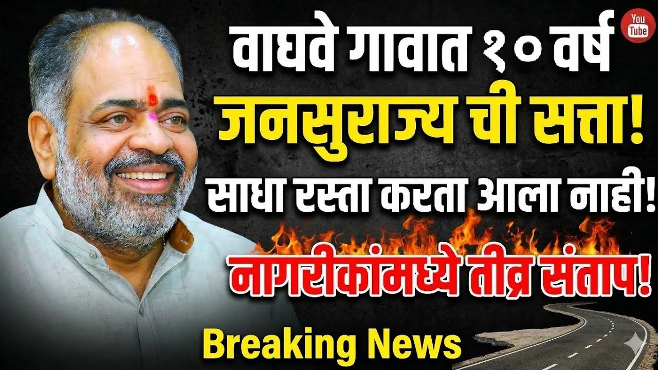 पन्हाळा तालुक्यातील वाघवे येथे रस्त्याचा प्रश्न १० वर्षांपासून प्रलंबित.