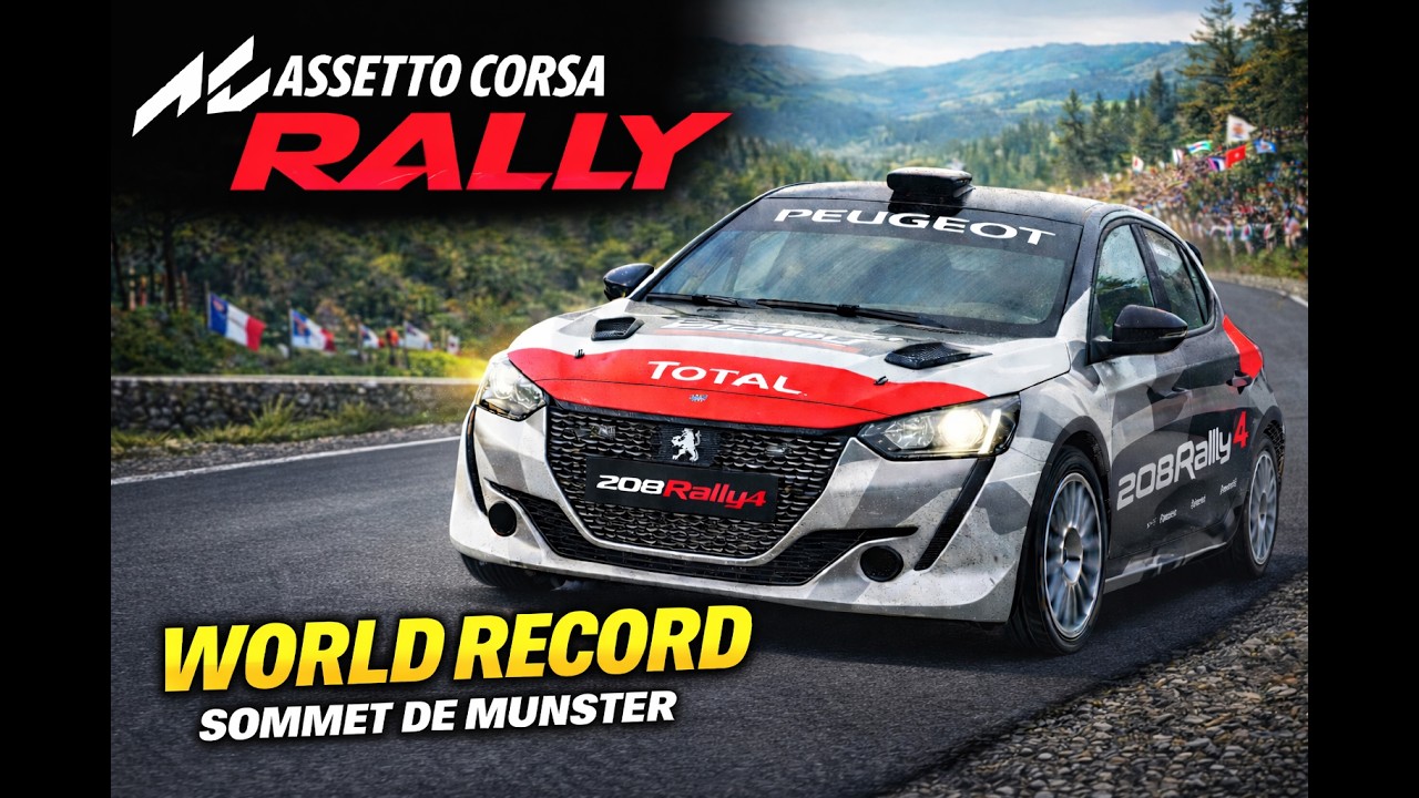 World Record AC Rally - Peugeot 208 - Sommet de Munster - FREE SETUP