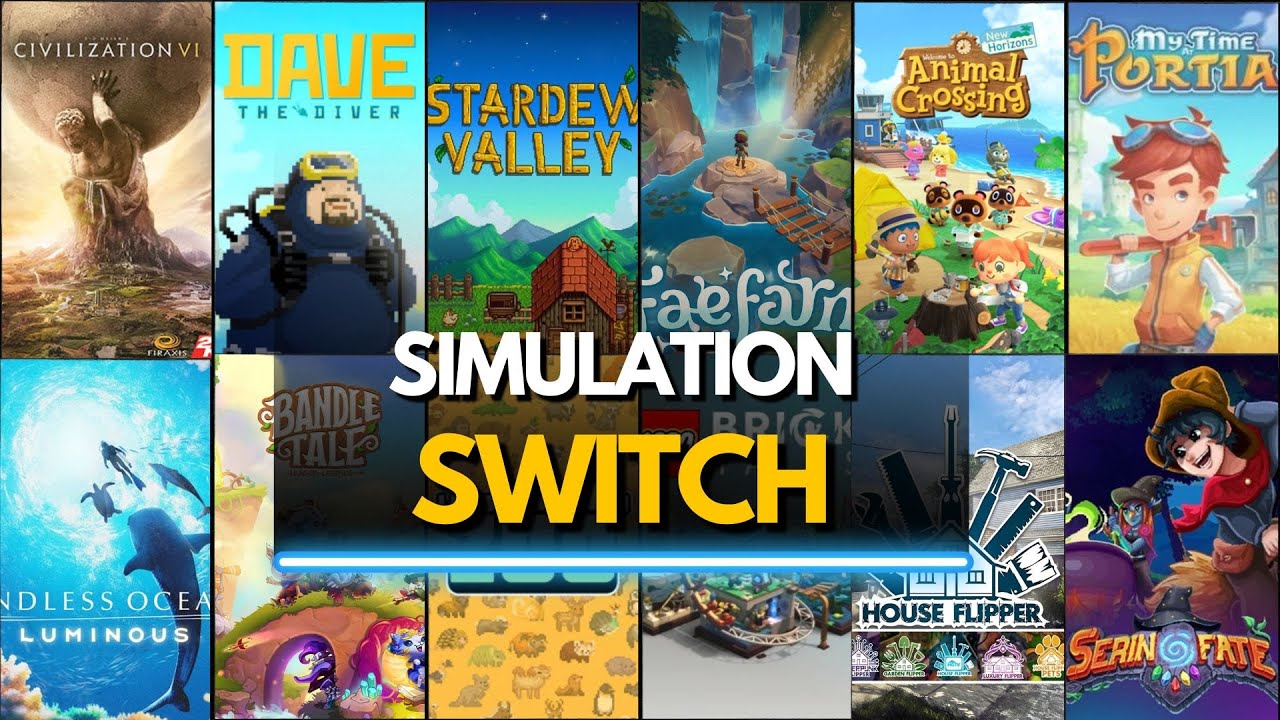 Top 45 Best SIMULATION Games on NINTENDO SWITCH (2025)