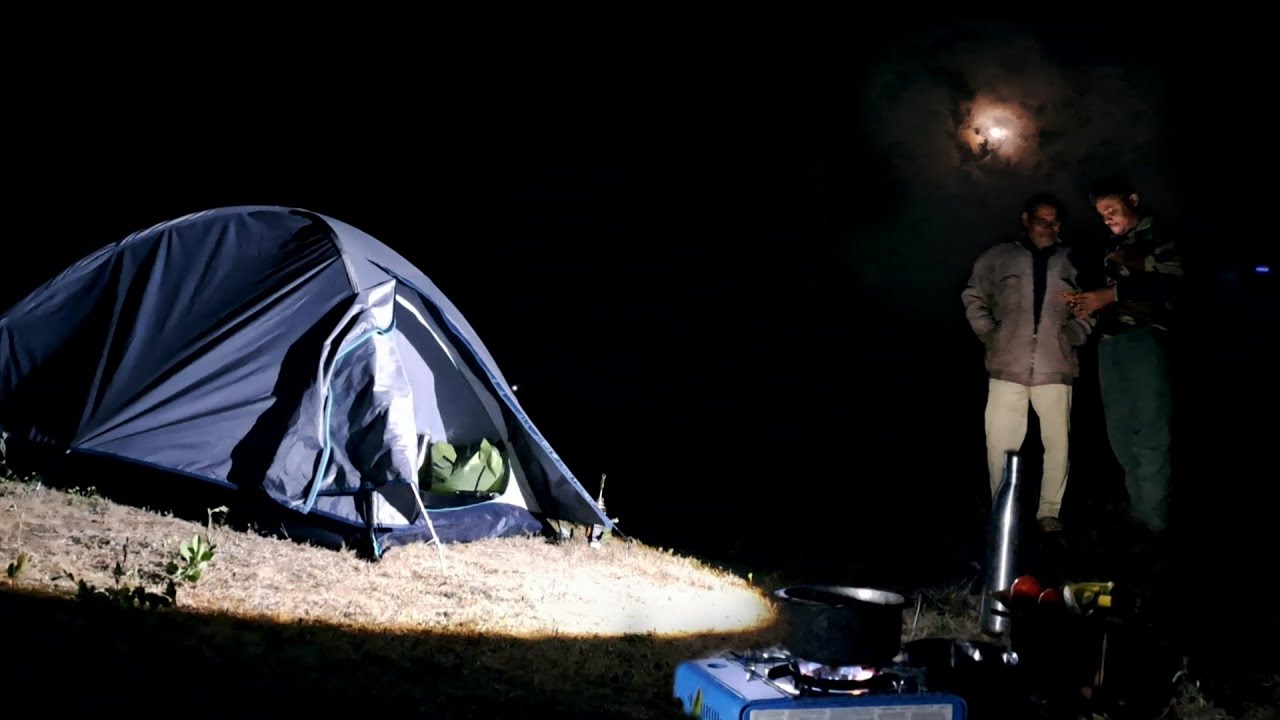 A Night Alone in the Jungle ⛺ | Solo Survival Camping, Food & Natural Adventure