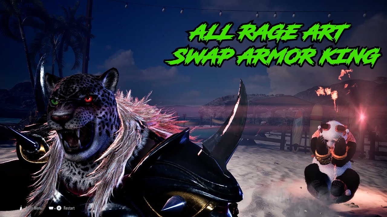 Tekken 8 | All Rage Art Swap Armor king!