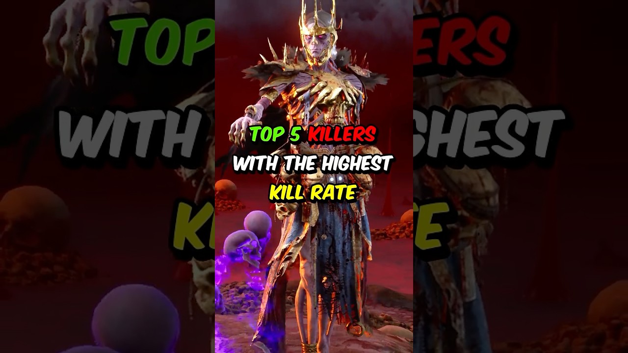 Топ-5 убийц с самым высоким процентом убийств на высоком MMR в Dead by Daylight