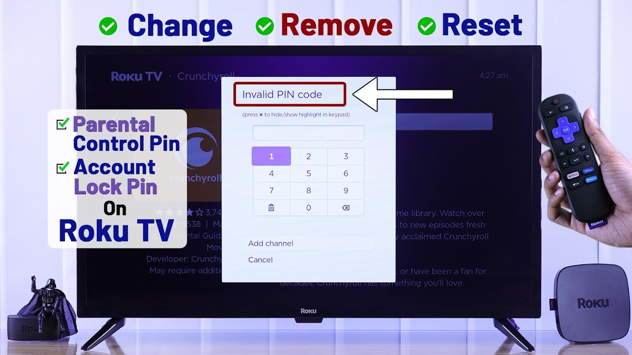 Как сбросить PIN-код Roku TV! [Изменить / Удалить включенный]