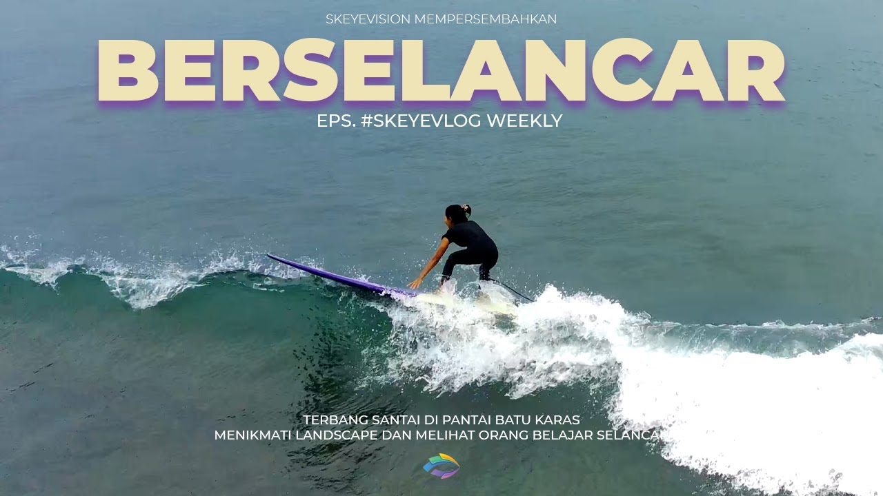 Melihat Peselancar Di Batu Karas Menjelang Pergantian Tahun | Fimi X8 Mini 🇮🇩 [4K]