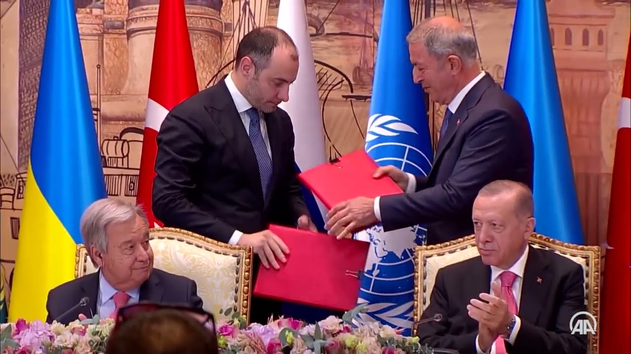 T&uuml;rkiye, UN, Russia, Ukraine sign deal to resume grain exports