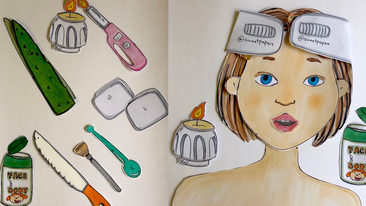 [Paper diy🪸] Relaxing Massage ASMR 🔈no music| #紙遊び #sweetpapers #紙遊戲