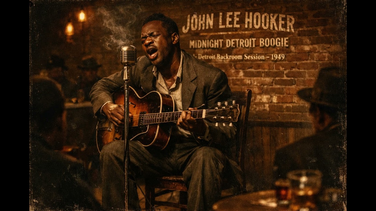 JOHN LEE HOOKER  Midnight Detroit Boogie