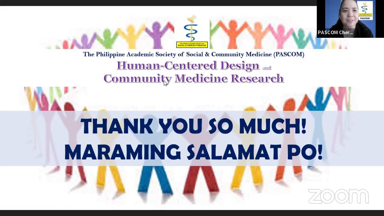 PASCOM Webinar: Human-Centered Design and Community Medicine Research