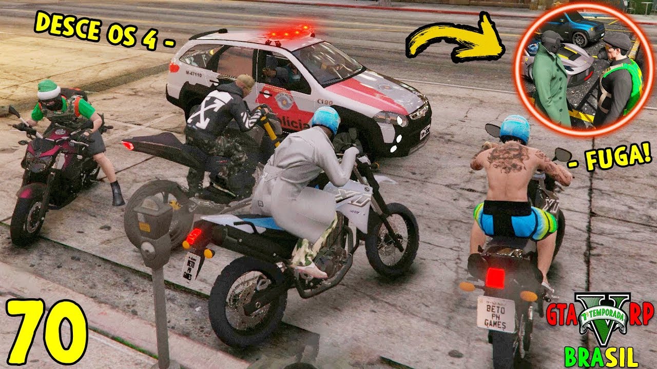 GTA 5 ROLEPLAY BRASIL - DEU TUDO ERRADO !! - *deu ruim d+* - (7ª TEMPORADA EP 70)