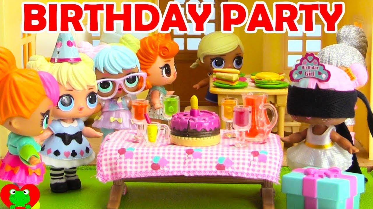 LOL Surprise Dolls Surprise Birthday Party