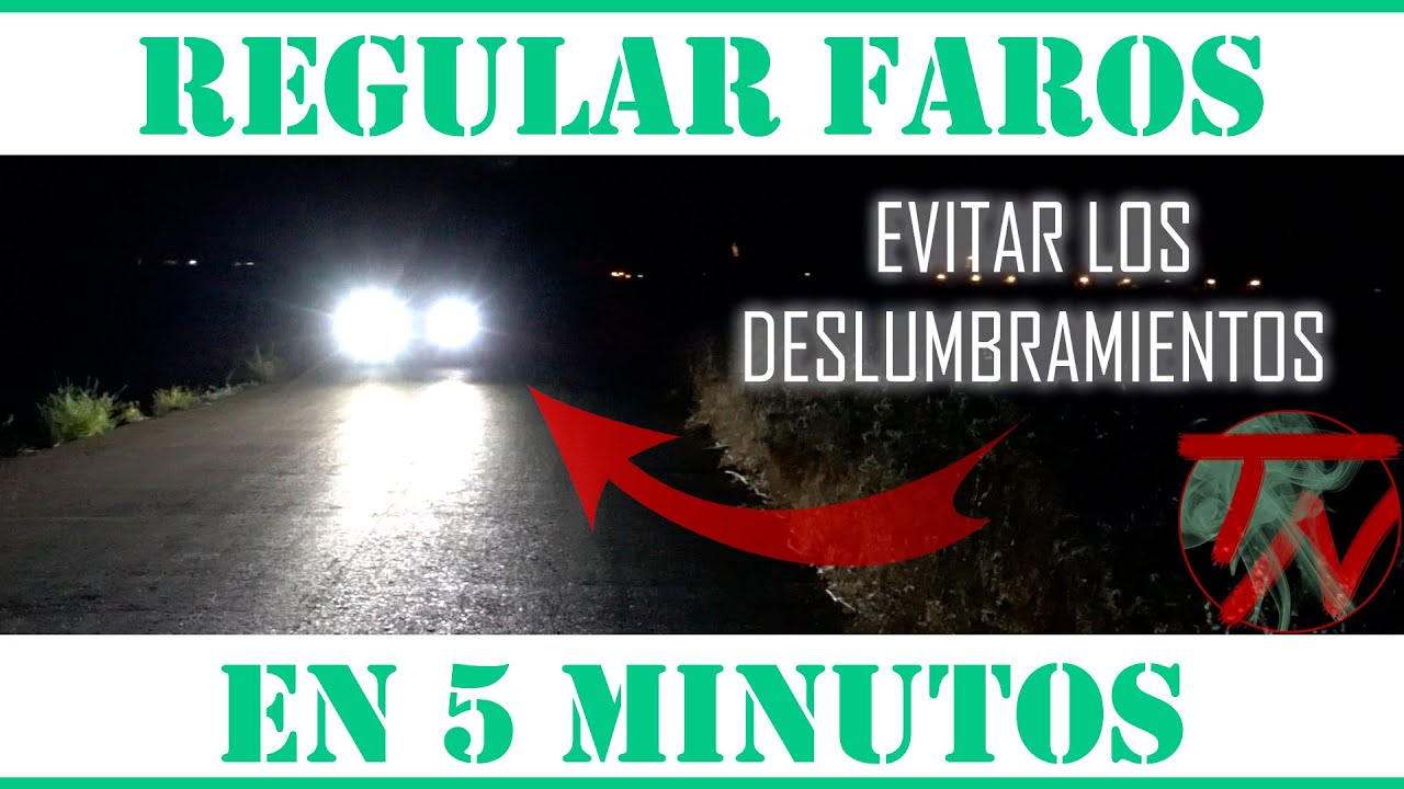 Como REGULAR los FAROS del COCHE (No deslumbres a los dem&aacute;s!) AJUSTE ALTURA LUCES Hal&oacute;gena y LED ☀️