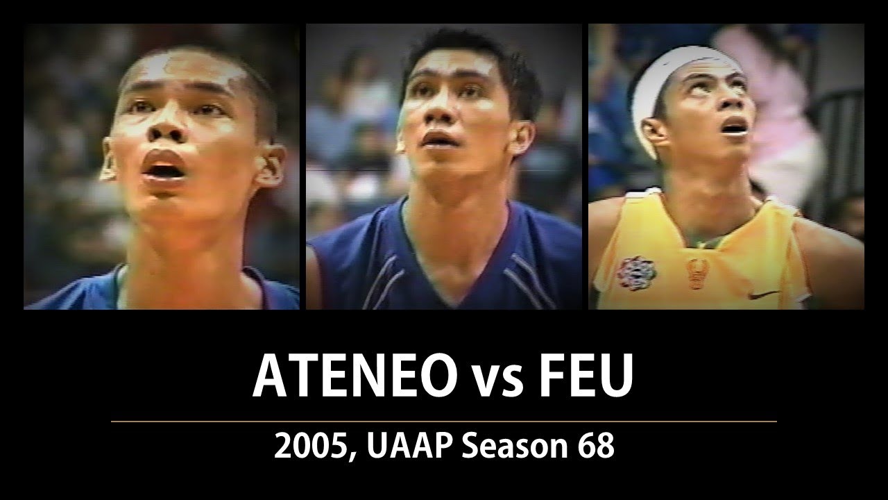 Ateneo vs FEU S68 2005 LA Tenorio Explosion vs Arwind Santos