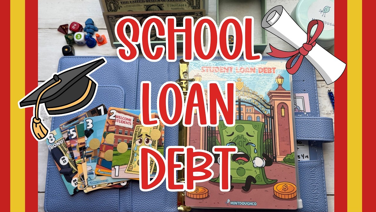 STUDENT LOAN DEBT BINDER #cashstuffingcommunity