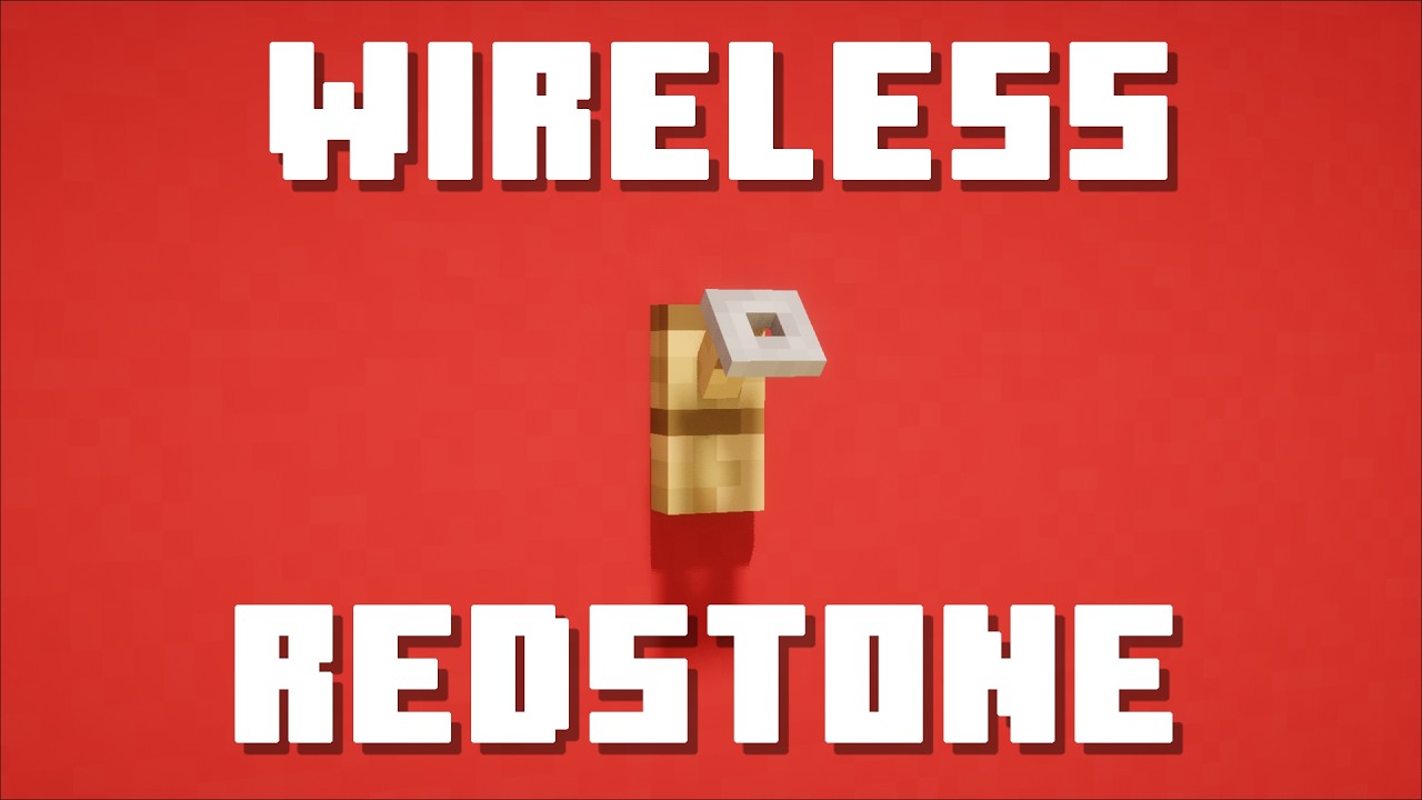 Wireless Redstone with TRIPWIRES | Redstone