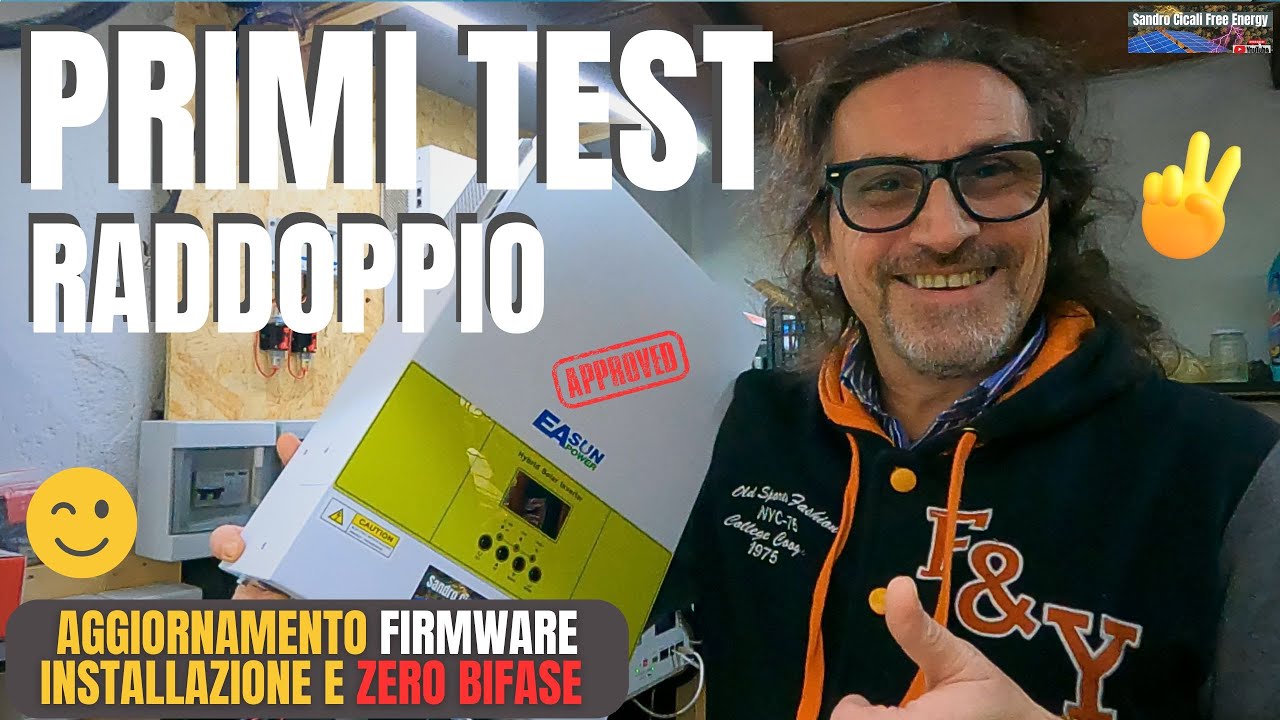​Fotovoltaico fai da te! SCHEMI Firmware, Parallelo e Bifase? Easun 5.6kw #perte #diy